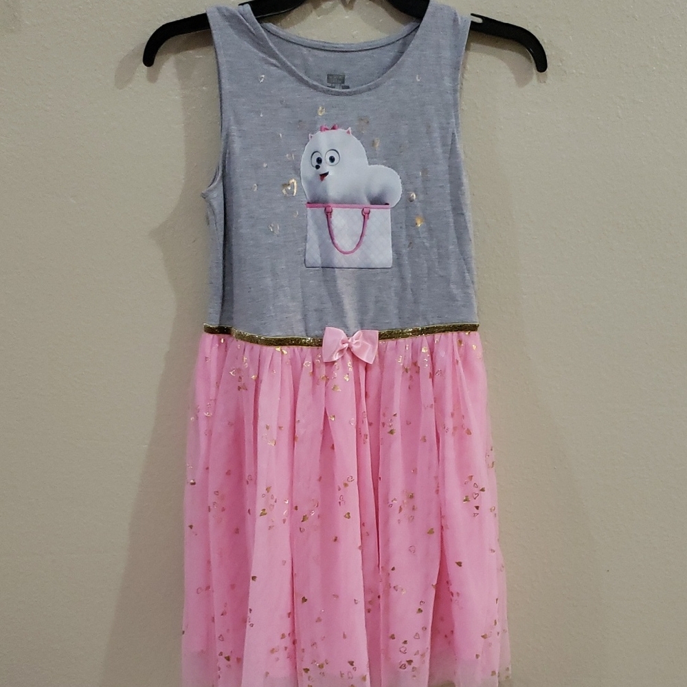 Disney Gray and Pink Kids Dress